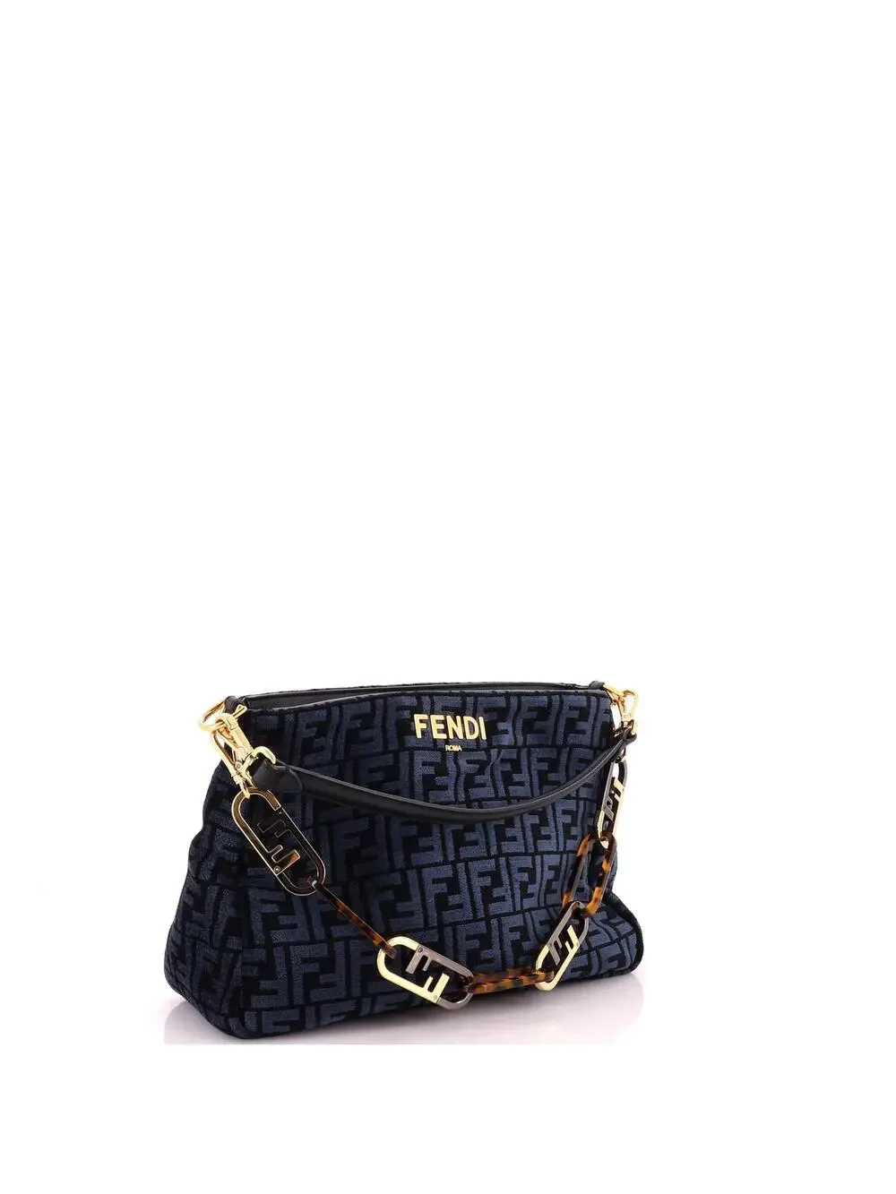 Fendi O'Lock Zip Shoulder Bag Zucca #325938F24B